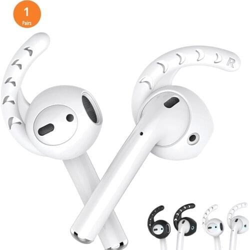 For Airpods 1 2 Silicone In-ear Earbuds Cover With Hook for Airpods Accessories for Earpods Ear Tips