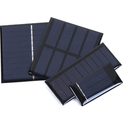 Hot Sale Whole sale Min Solar panel 2V 5V 5.5V 50MA 60MA 160MA 300MA Solar Cell For diy Solar charger