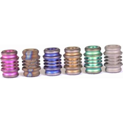 1PC Titanium EDC Paracord Beads Umbrella Rope Cord Lanyard Pendants Knife Beads Can Be Installed 6 Tritium Tube Self-luminous