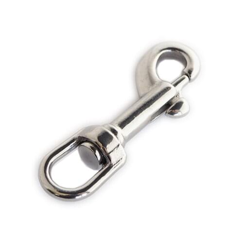 10*65mm Swivel Eye Bolt Snap Hook Stainless Steel 316Marine Grade Diving Pet Leashes DIY Rigging hardware indoor outdoor use