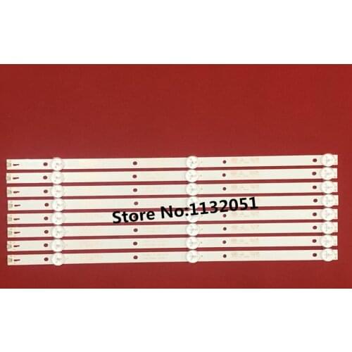 8 PCS/set 3LED LED backlight strip for 43DL4012N/62 43HFF5952/T3 43BDL4012N/62 L43E6800 43L1600C 4708-K43WDC-A3113N11 A1113N11