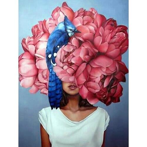 Diamond Painting Diamond Embroidery Diy Full Round Diamond Plant-Diamond Colorful Flowers Diamond Painting Drill