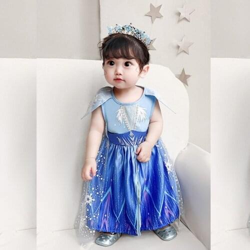 Newborn Christening Princess Birthday Party Children Baptism Baby Girl Clothes Summer Dresses Cosplay Costume Vestidos 1 Year