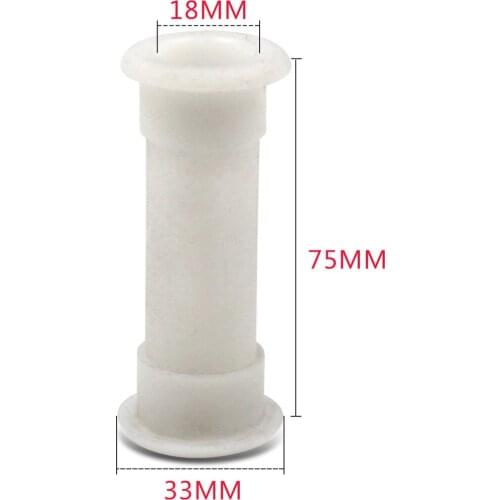 Boat 3/4 Inch Thru Hull White Drain Tube Up to 2 1/2 Plastic Drain Tubes For Boat Transom Fits 1-1/4inch Opening White