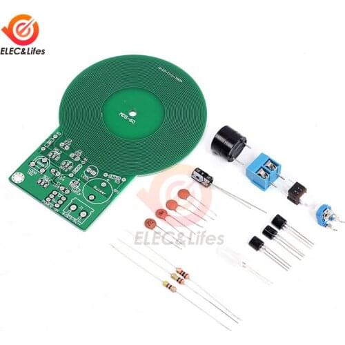 DC 3V-5V 60mm Metal Detector ElectronicNon-Contact Sensor Board Module Electronic Part Metal Detector With Battery Case DIY Ki