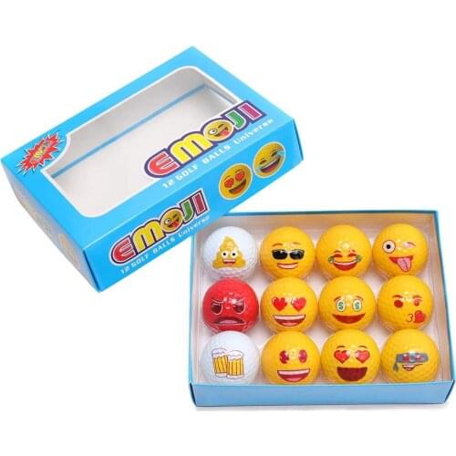 Fun Novelty 12pcs Golf Balls Gift Set Practice Play Golf Balls Golf Gifts for Men Dads Women Kids Golf accessories