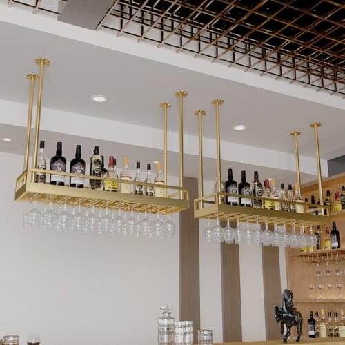 Cy Customizable Red Wine Glass Holder Upside down Household Hanger Creative Goblet Rack Decoration Wine Rack Storage Rack