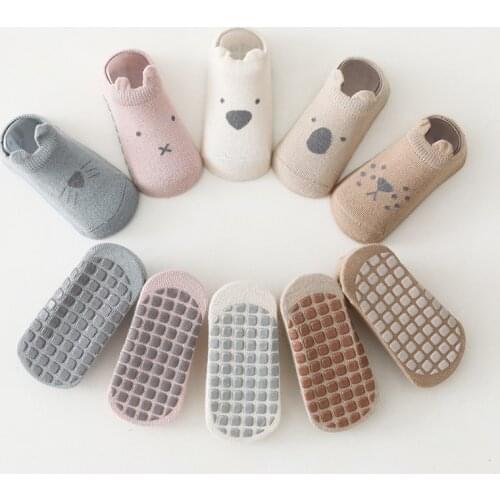Newly Spring and Summer New Children Socks Cartoon Animal Baby Socks Non-slip Baby Socks Newborn Cotton Socks Casual Shoes