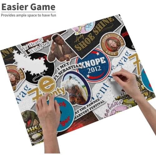Parks And Rec All - Over Print Jigsaw Puzzle For Adults Kids Diy Games Parks And Rec Parks And Recreation Pnr Entertainment 720