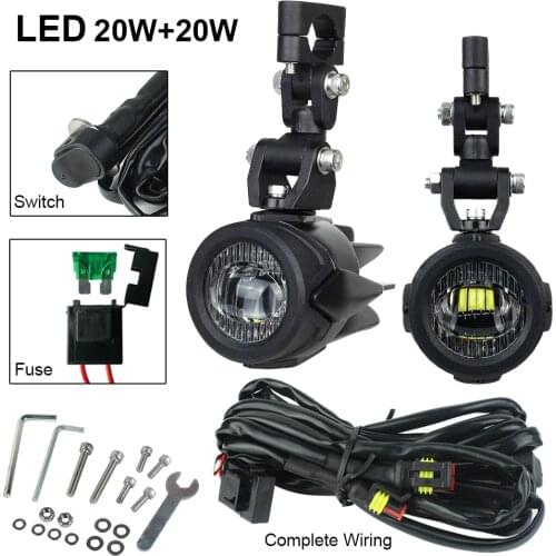 40W LED motorcycle headlights Driving Lights Front fog light for for BMW R 1200 GS Adventure LC 2014 2015 2016