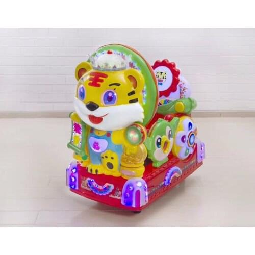 Plastic coin operated kiddie rides , swing machine