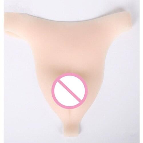 Full Silicone T-back Panty Realistic Vagina Transgender Cosplay Pants