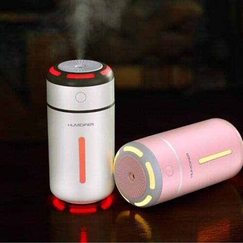 Portable 230ML Humidifier Ultrasonic USB Aroma Essential Oil Diffuser Air Purifier Freshener LED Night Lamp Mist Maker Fogger