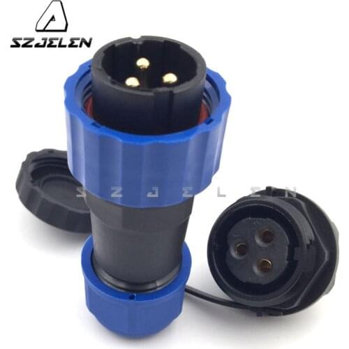 SD20TP-ZM , IP68 automotive electrical wire connectors, led connector waterproof wire connector male female wire connector 3 pin