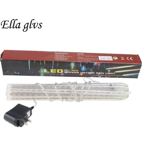 50CM Meteor Shower Rain Tube Snowfall LED Light For Christmas Tree Garden Decoration