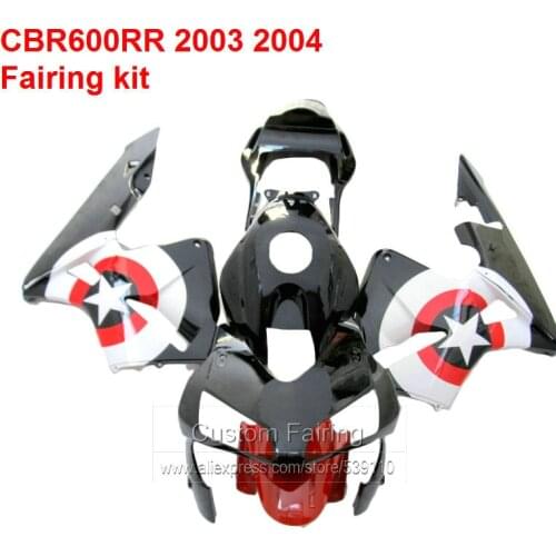 Shield Fairings For HONDA CBR600RR 2003 2004 injection molding ( Star ) fairing kit +7Gifts/xl13