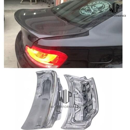 1M E82 Coupe CLS Style FRP Unpainted / Semi Carbon / Full Carbon Fiber Dry Carbon Rear Trunk Hood Car Body Kit For BMW 1M 07-14