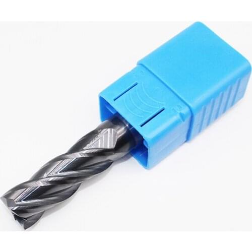 1PCS HRC50 16mm Solid Carbide Endmills D16X45LXD16X100L 4Flute Standard Length Side milling Slotting Profiling face mill