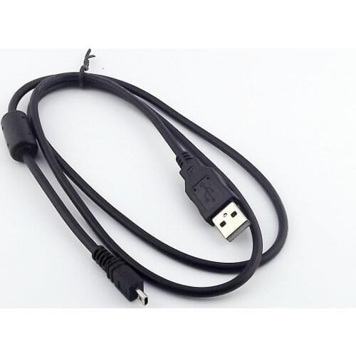 1pcs USB 2.0 A Male to Mini B 8 Pin Data Cable Cord for Nikon UC-E6 D-Series D5100 1m