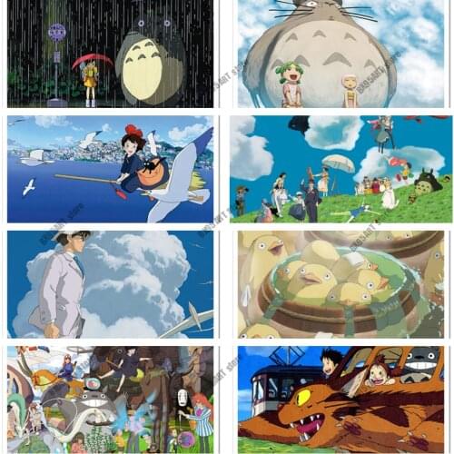 Diamond Painting Hayao Miyazaki Anime My Neighbor Totoro Cross Stitch Kits Diamond Embroidery Full Square Mosaic Home Decor