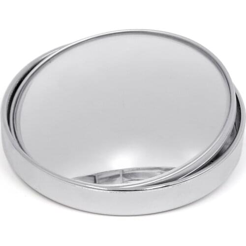 Uxcell 75mm Dia 360 Degree Adjustable Car Convex Wide Angle Rear View Blind Spot Mirror