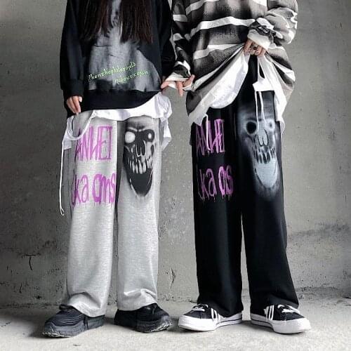 Casual Gothic Pants Streetwear Women High Street Joggers Trousers Hip Hop Rock Pants Spring Summer Punk Cargo Pants Females