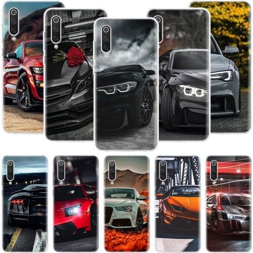 Sports Cars Male Men Phone Case For Xiaomi Mi Note 10 11 9 8 10T 9T CC9 A1 A2 A3 5X 6X Pocophone F1 X3 F2 Pro Lite Coque Cover