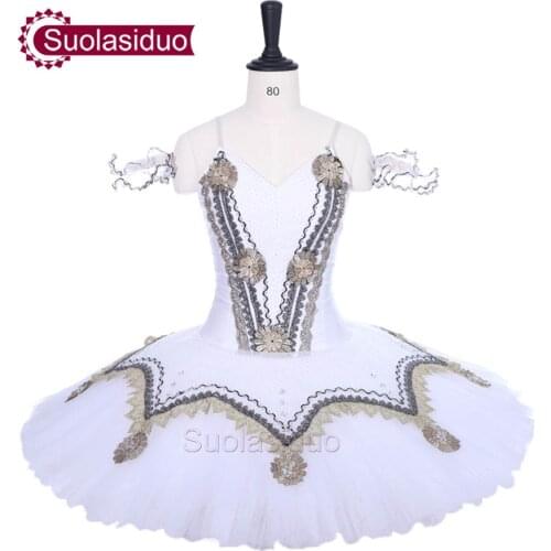 Adult White Professional Stage Ballet Tutu Costumes Women Swan Lake Ballet Dance Dress Apperal Girls Ballet Skirt