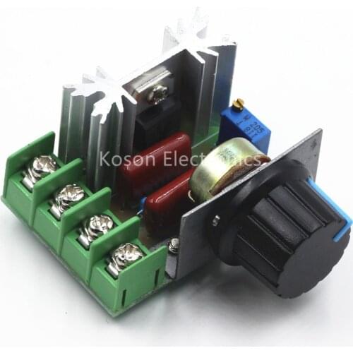 2000W 220V SCR Electronic Voltage Regulator Module Speed Control Controller