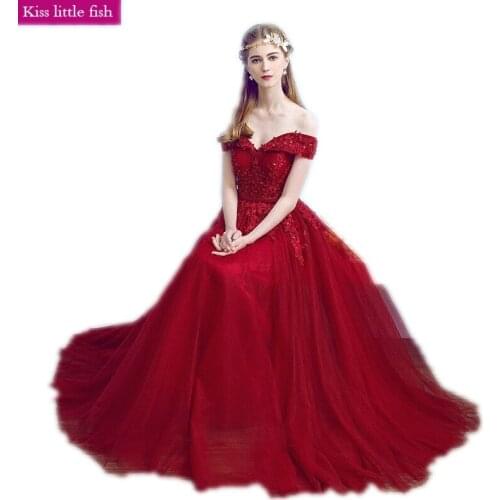Kiss little fish Womens Off Shoulder Dresses