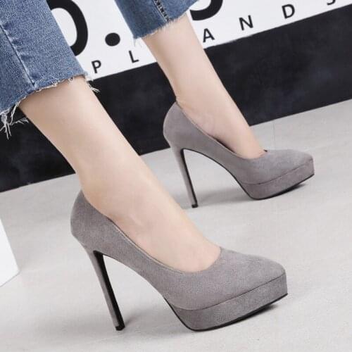 Platform Heels Dress Shoes Women Extreme High Heels Elegant Shoes For Woman Ladies High Heels Designer Shoes Women Luxury 2020