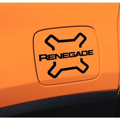 Car Fuel Tank Cap Stickers Styling For JEEP Renegade Auto Waterproof Vinyl Film Decal Free shipping DIY Car Tuning Accessories