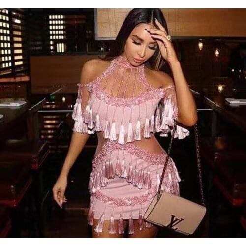 Mini dress sexy party club beach casual short pink black sleeveless sundress backless gatsby knitted cotton gothic summer 2018