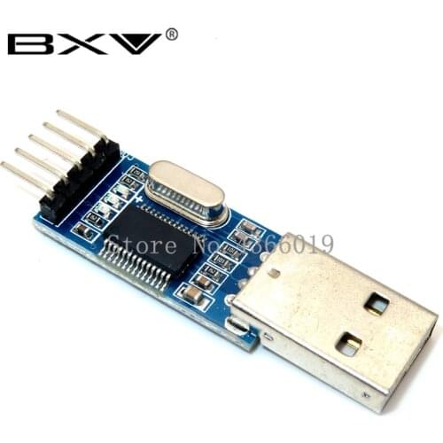 1pcs/lot PL2303 USB To RS232 TTL Converter Adapter Module with Dust-proof Cover PL2303HX