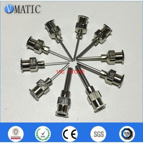 High Quality All Metal Stainless Steel Glue Dispensing Needle Tip 1/2 Inch Hysol Dymax EFD Fisnar 10Pcs