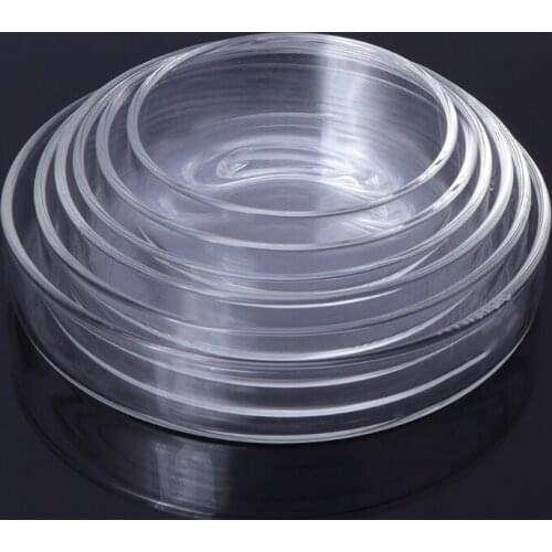 New Arrival Fish Tank Feeder Aquarium Shrimp Glass Feeding Bowl Dish Tray 6 Size