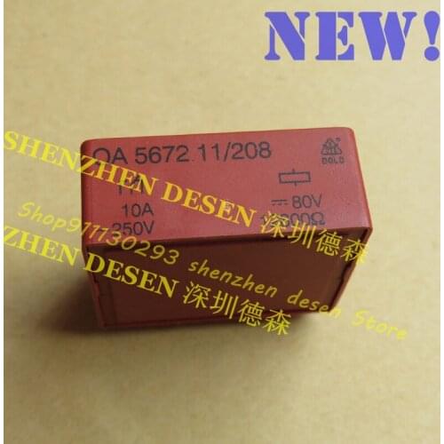 New Relay 80V DC80V OA5672.11/208 5Pins 10A 250VAC 80V 12800 ohms