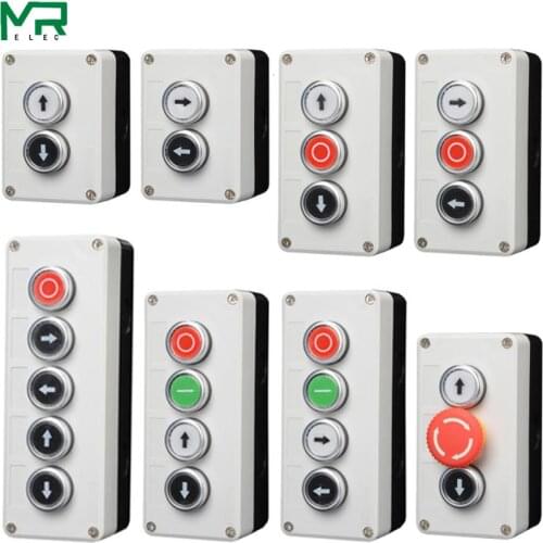 NEW high-quality Switch with arrow button control box self start button water tank electrical industrial emergency stop switch