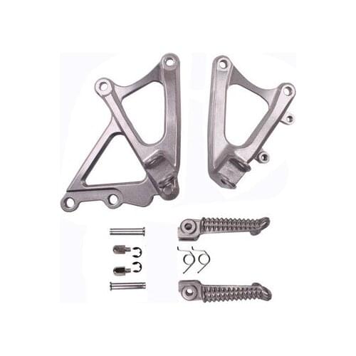 Front Passenger Foot pegs foot rest with Brackets For YZF1000 R1 2009-2011 2010 New