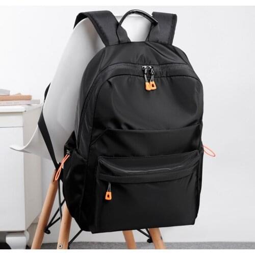 RanHuang New 2021 Women and Men Fashion Laptop Backpack Nylon Waterproof Backpack High School Bags Shoulder Travel Bags