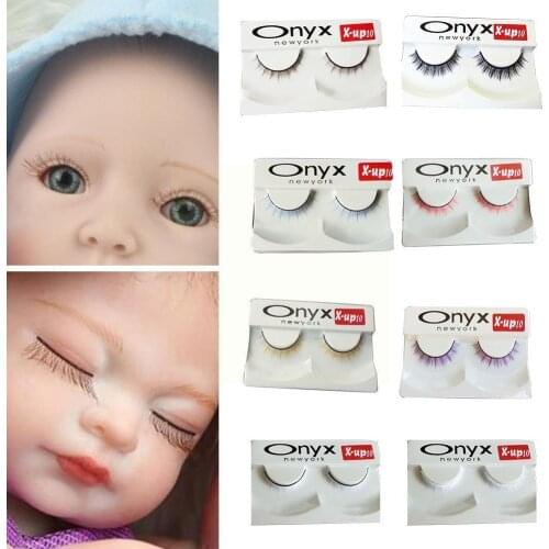 Silk Eyelashes Doll Accessories Natural False Eyelashes Extension Mink For Children Lashes Best Lashes Fake Eyelash Gift Ma D6G8