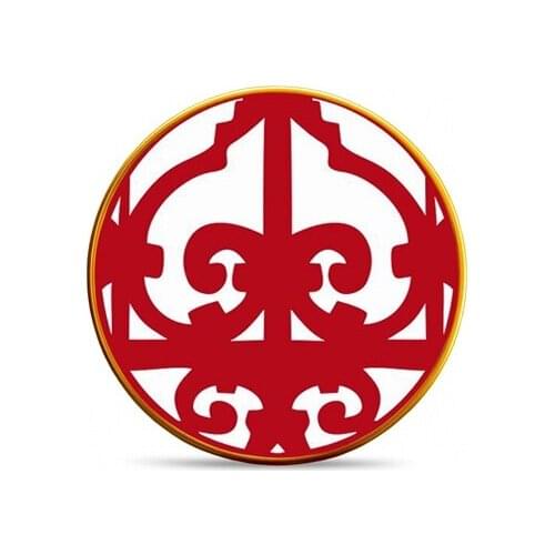 Adel Cake Plate 6 Pieces 21 Cm Scarlet