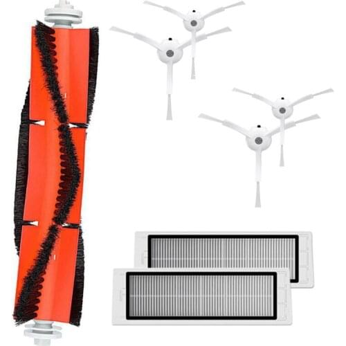 Hepa Filter Side Brush Roll Brush Suitable For Xiaomi Roborock Robot S50 S55 Vacuum Cleaner Spare Parts