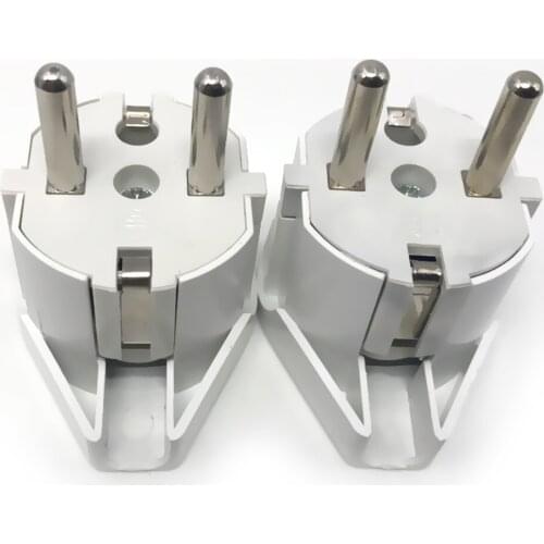 1 Pcs AC Power Adapter Socket 16A 250V Connector Cable Electrical Plug White Black Male Converter Adaptor Detachable Plug