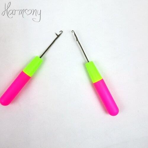 10 pieces per lot ) STOCK plastic knitting and crochet needles for jumbo braiding twist hair and weaving dreadlock