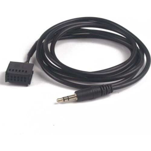 6000CD AUX Input Adapter Cable 3.5mm Jack Connect MP3 Mobile Phone for Ford Focus Fiesta Transit