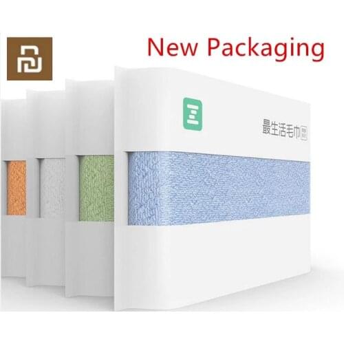 Youpin Updated ZSH Polyegiene Antibacterical Towel Young Series 100% Cotton Towels 5 Color Absorbent Bath Face Hand Towel H30