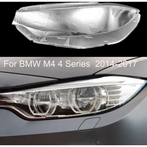 Car Headlight Lens For BMW M4 4 Series 420i 425 428 430 440 F32 F33 F36 2014-2017 Headlamp Cover Replacement Auto Shell
