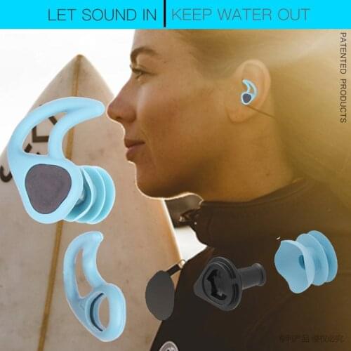 Swimming Ear Plugs Soft Silicone Sound Waterproof Earplugs Diving Water Surf Swim Water Proof Touch Ear Buds