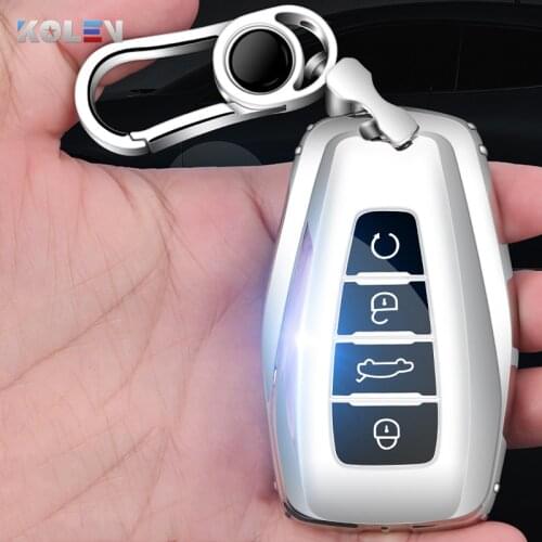 Soft TPU Car Remote Key Case Cover For Geely Coolray Atlas Boyue NL3 Emgrand X7 EX7 SUV GT GC9 Borui Smart Key Holder Shell Fob